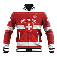 Custom Hockey 2026 Switzerland Baseball Jacket Go Champions La Nati - Wonder Print Shop