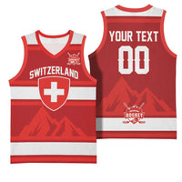 Custom Hockey 2026 Switzerland Basketball Jersey Go Champions La Nati - Wonder Print Shop