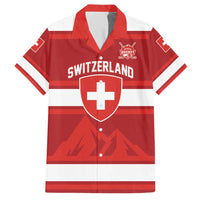 Custom Hockey 2026 Switzerland Hawaiian Shirt Go Champions La Nati - Wonder Print Shop