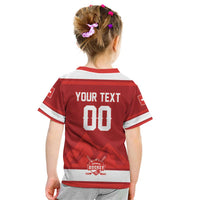 Custom Hockey 2026 Switzerland Kid T Shirt Go Champions La Nati - Wonder Print Shop