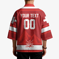 Custom Hockey 2026 Switzerland Kimono Go Champions La Nati - Wonder Print Shop