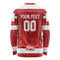 Custom Hockey 2026 Switzerland Long Sleeve Shirt Go Champions La Nati - Wonder Print Shop