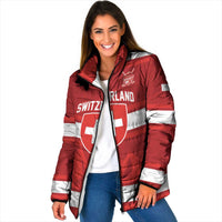 Custom Hockey 2026 Switzerland Padded Jacket Go Champions La Nati - Wonder Print Shop