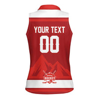 Custom Hockey 2026 Switzerland Women Sleeveless Polo Shirt Go Champions La Nati - Wonder Print Shop