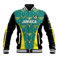 Custom Jamaica Football Baseball Jacket We Believe Reggae Boyz
