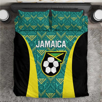 Jamaica Football Bedding Set We Believe Reggae Boyz