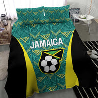 Jamaica Football Bedding Set We Believe Reggae Boyz