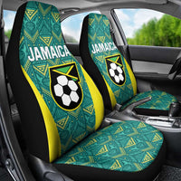 Jamaica Football Car Seat Cover We Believe Reggae Boyz