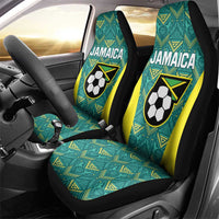 Jamaica Football Car Seat Cover We Believe Reggae Boyz