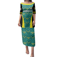 Custom Jamaica Football Family Matching Puletasi and Hawaiian Shirt We Believe Reggae Boyz