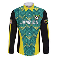 Custom Jamaica Football Family Matching Tank Maxi Dress and Hawaiian Shirt We Believe Reggae Boyz