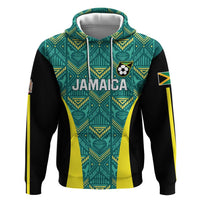 Custom Jamaica Football Hoodie We Believe Reggae Boyz