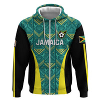 Custom Jamaica Football Hoodie We Believe Reggae Boyz