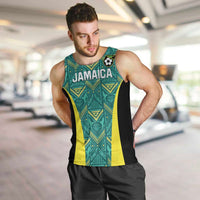 Custom Jamaica Football Men Tank Top We Believe Reggae Boyz