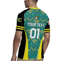 Custom Jamaica Football Rugby Jersey We Believe Reggae Boyz