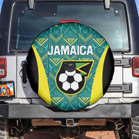 Jamaica Football Spare Tire Cover We Believe Reggae Boyz