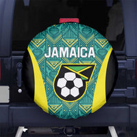 Jamaica Football Spare Tire Cover We Believe Reggae Boyz