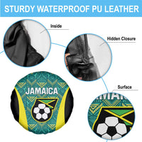 Jamaica Football Spare Tire Cover We Believe Reggae Boyz