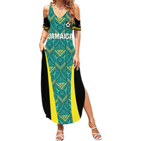 Custom Jamaica Football Summer Maxi Dress We Believe Reggae Boyz