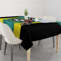 Jamaica Football Tablecloth We Believe Reggae Boyz