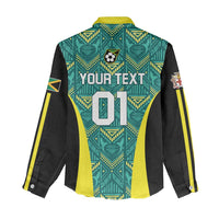 Custom Jamaica Football Women Casual Shirt We Believe Reggae Boyz