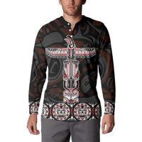Canada Haida Totem Button Sweatshirt Haida Spirit