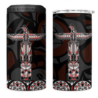 Canada Haida Totem 4 in 1 Can Cooler Tumbler Haida Spirit