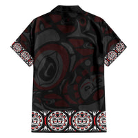 Canada Haida Totem Family Matching Tank Maxi Dress and Hawaiian Shirt Haida Spirit