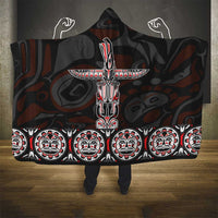 Canada Haida Totem Hooded Blanket Haida Spirit