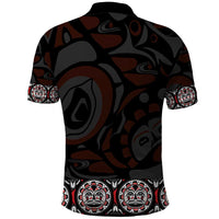 Canada Haida Totem Polo Shirt Haida Spirit
