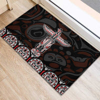 Canada Haida Totem Rubber Doormat Haida Spirit