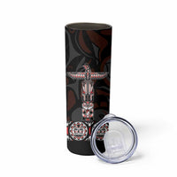 Canada Haida Totem Skinny Tumbler Haida Spirit