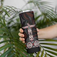 Canada Haida Totem Skinny Tumbler Haida Spirit