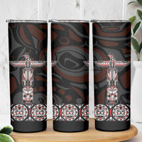 Canada Haida Totem Skinny Tumbler Haida Spirit