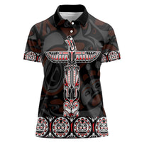Canada Haida Totem Women Polo Shirt Haida Spirit