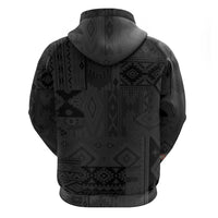 Native American Wolf Hoodie Tribal Pattern