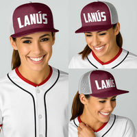 Argentine Football Lanus Baseball Net Cap Granate Go Champions