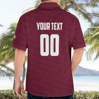 Custom Argentine Football Lanus Hawaiian Shirt Granate Go Champions