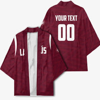 Custom Argentine Football Lanus Kimono Granate Go Champions
