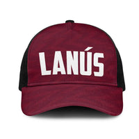 Argentine Football Lanus Mesh Trucker Cap Granate Go Champions