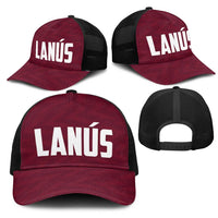 Argentine Football Lanus Mesh Trucker Cap Granate Go Champions