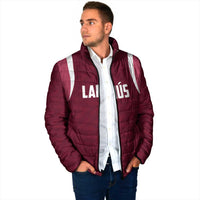 Custom Argentine Football Lanus Padded Jacket Granate Go Champions