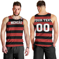 Custom Brazilian Football Big Mengo Men Tank Top Rubro-Negro Go Glory