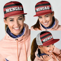 Brazilian Football Big Mengo Mesh Trucker Cap Rubro-Negro Go Glory