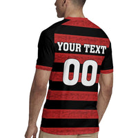 Custom Brazilian Football Big Mengo Rugby Jersey Rubro-Negro Go Glory