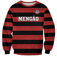 Custom Brazilian Football Big Mengo Sweatshirt Rubro-Negro Go Glory