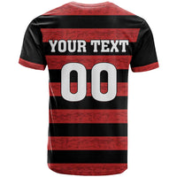 Custom Brazilian Football Big Mengo T Shirt Rubro-Negro Go Glory