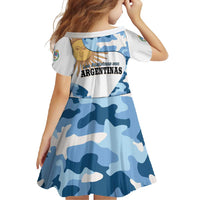 Argentina Malvinas Day Family Matching Off Shoulder Maxi Dress and Hawaiian Shirt Las Malvinas Son Argentinas