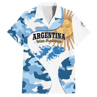 Argentina Malvinas Day Family Matching Summer Maxi Dress and Hawaiian Shirt Las Malvinas Son Argentinas