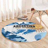 Argentina Malvinas Day Round Carpet Las Malvinas Son Argentinas